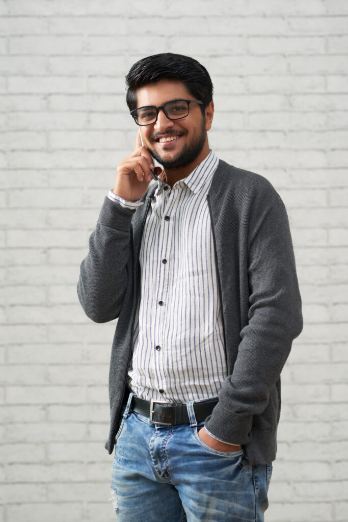 calling young man